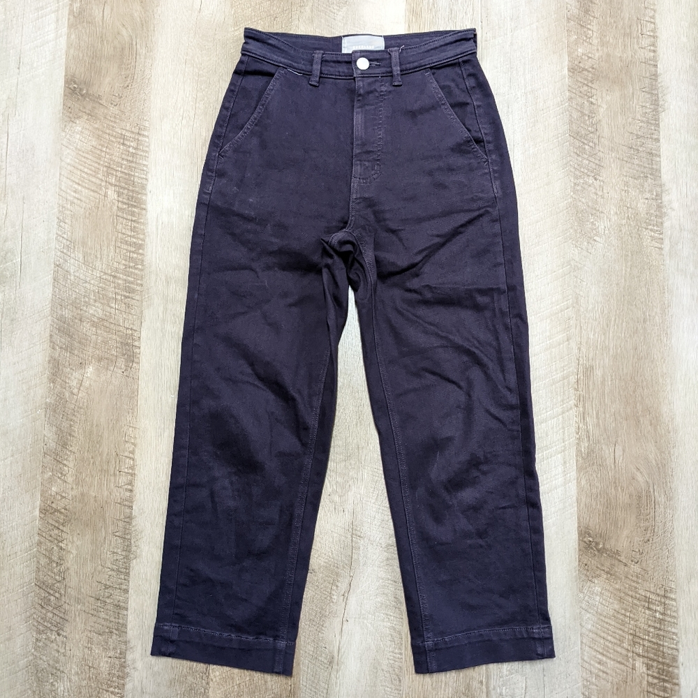Everlane Plum Straight Leg Crop Jeans
